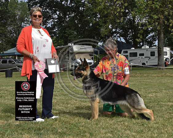 Reserve Futurity Bitch